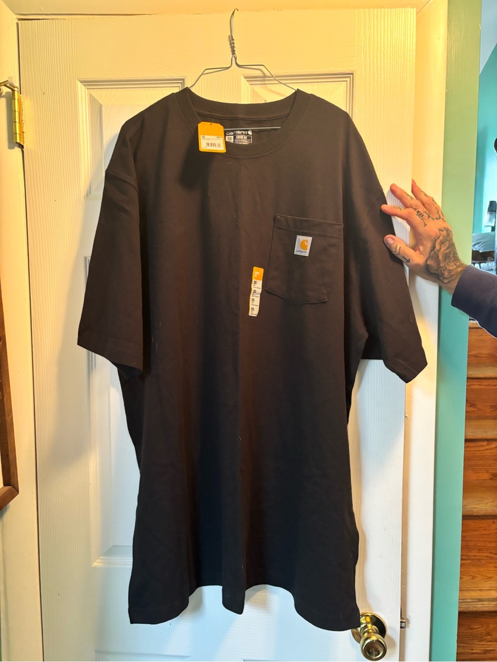 Carhartt Men’s Black Short-Sleeve Pocket Tee